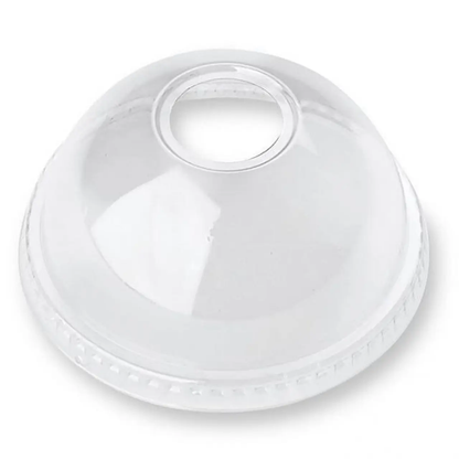Tapa Domo Con Hoyo Vaso Pet | 12 Oz