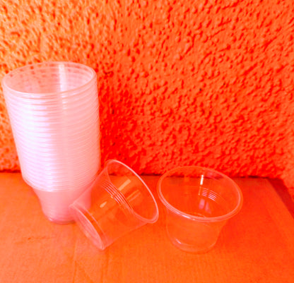 Vaso Transp. 120cc x500 und