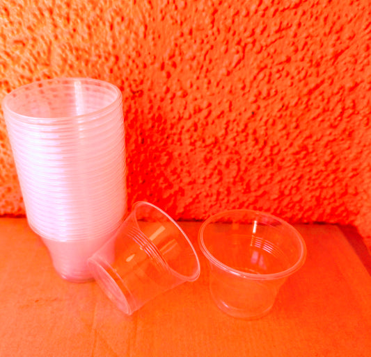 Vaso Transp. 120cc x500 und