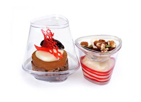 Vaso Acrílico Con Tapa 2,6 Oz/ 80ml